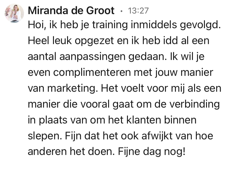 Miranda de groot - LinkedIn Masterclass